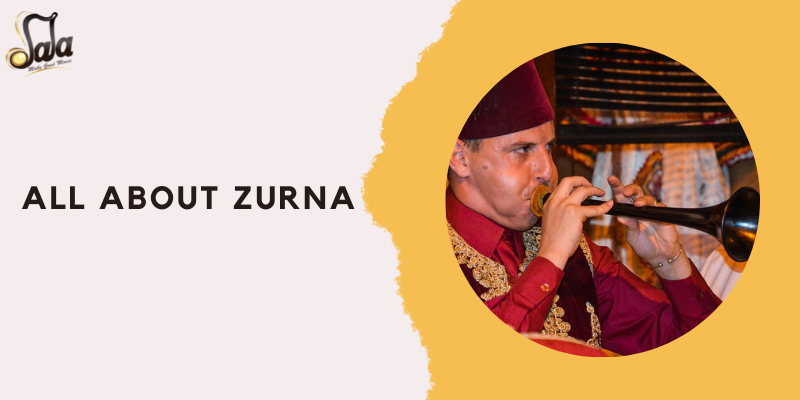 Turkish zurna double-reed wind instrument used in folk and ceremonial music