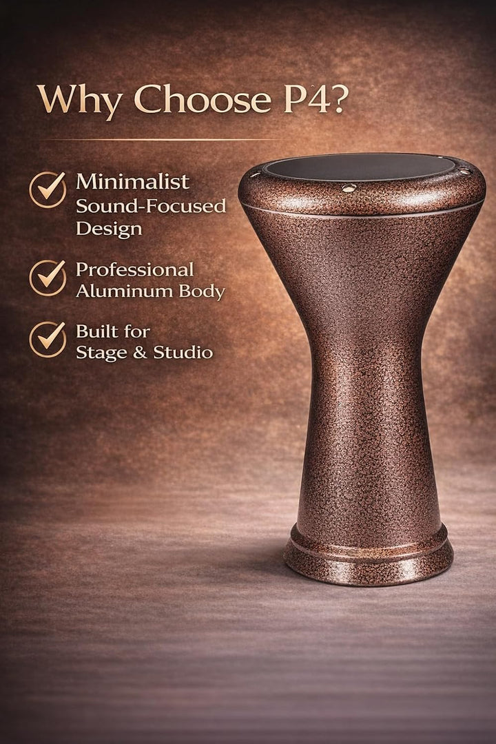Professionell egyptisk darbuka – Pure Performance Series P4