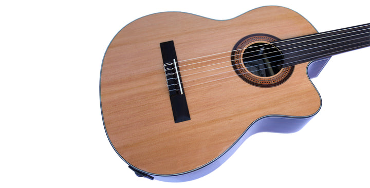 Ekolayzerli Profesyonel Perdesiz Elektro Klasik Gitar CP-3