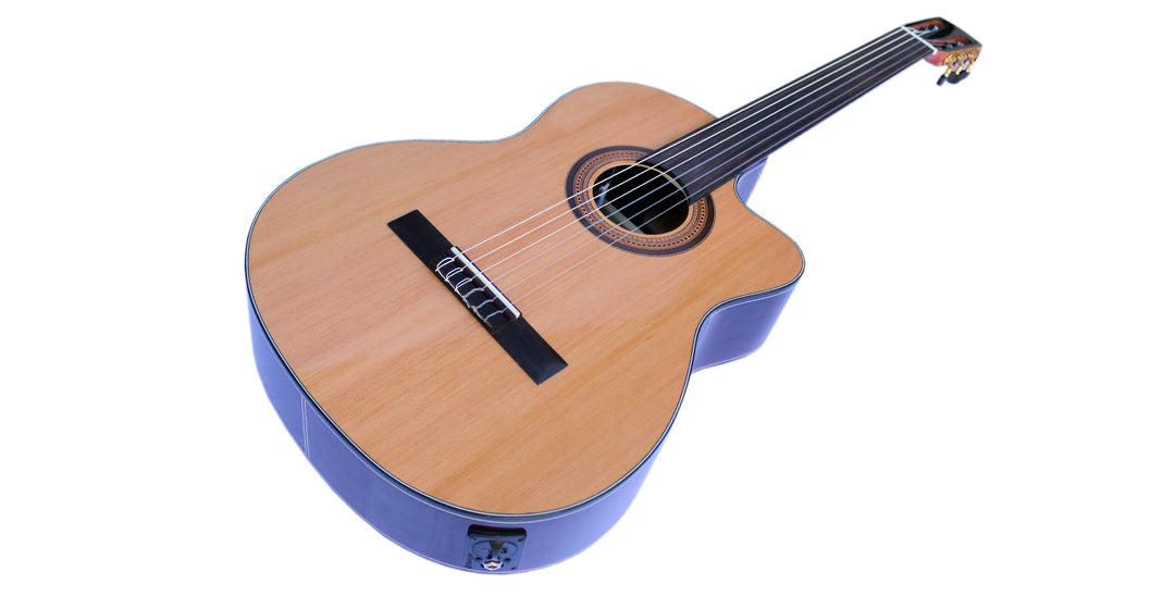Ekolayzerli Profesyonel Perdesiz Elektro Klasik Gitar CP-3