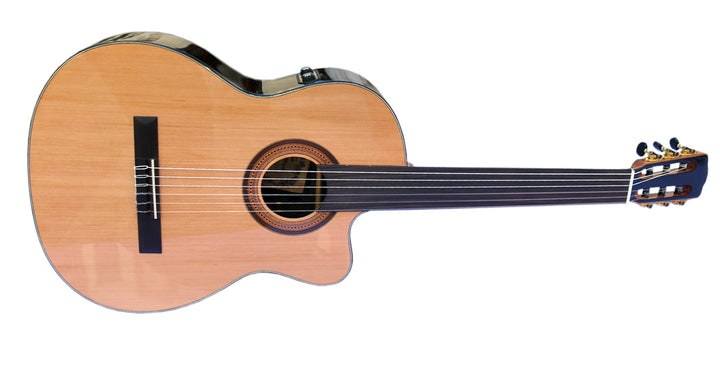 Ekolayzerli Profesyonel Perdesiz Elektro Klasik Gitar CP-3