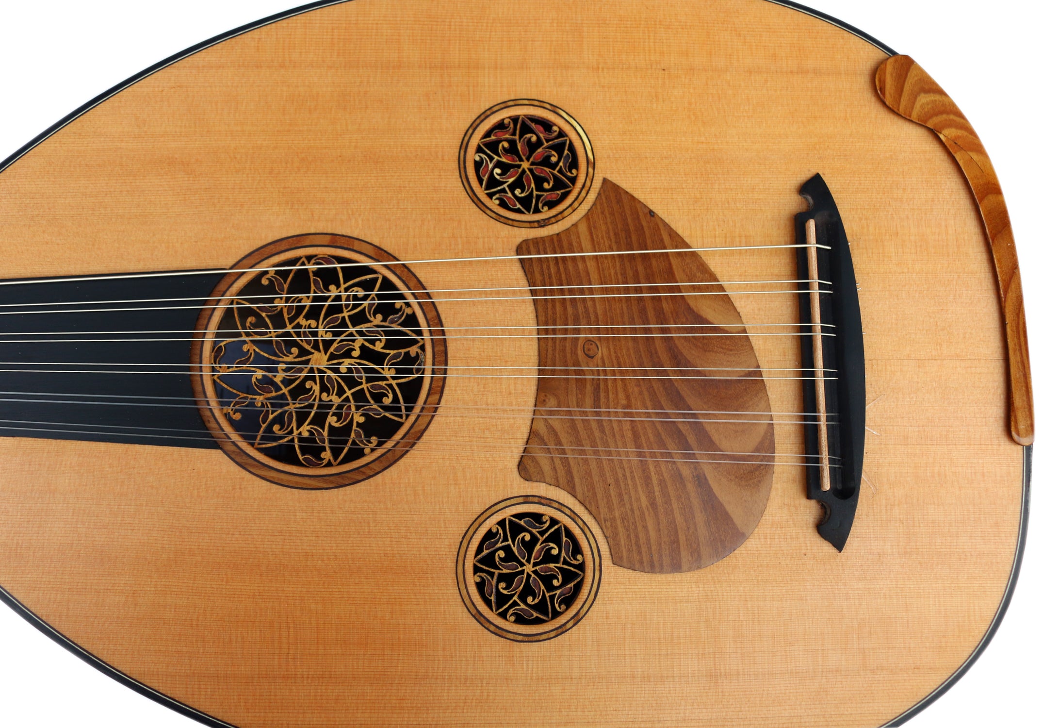 عود ترکی چپ دست MRS-22L ساخت Miras Lute