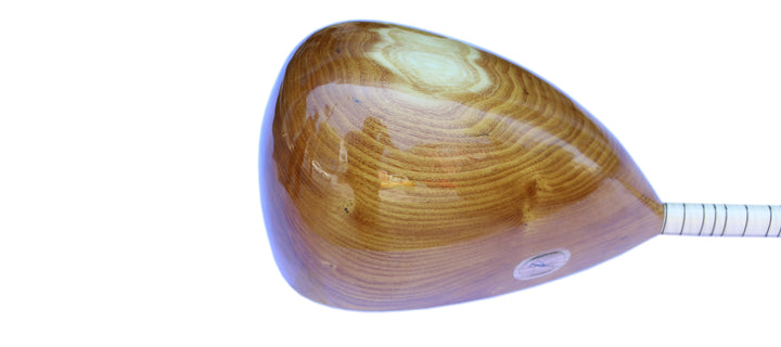 Carved mulberry short neck baglama DST-407S by Sala