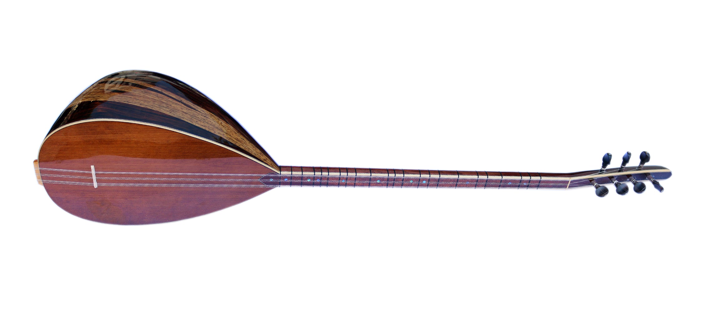 Professionelle Langhals-Baglama OSL-5 aus brasilianischem Palisander mit Zederndecke von Sala