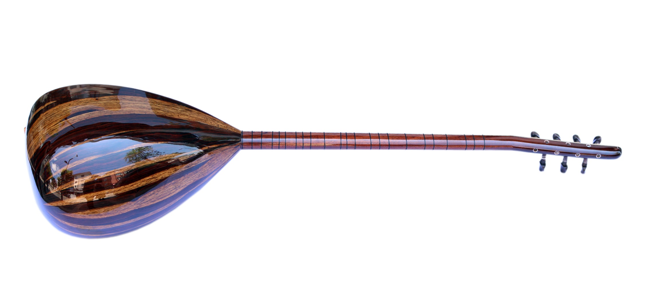 Langhals-Baglama OSL-5 aus brasilianischem Palisander von Sala
