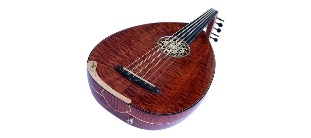 Miras Lute Special Electric Turkish Oud UNQ-20E By Miras