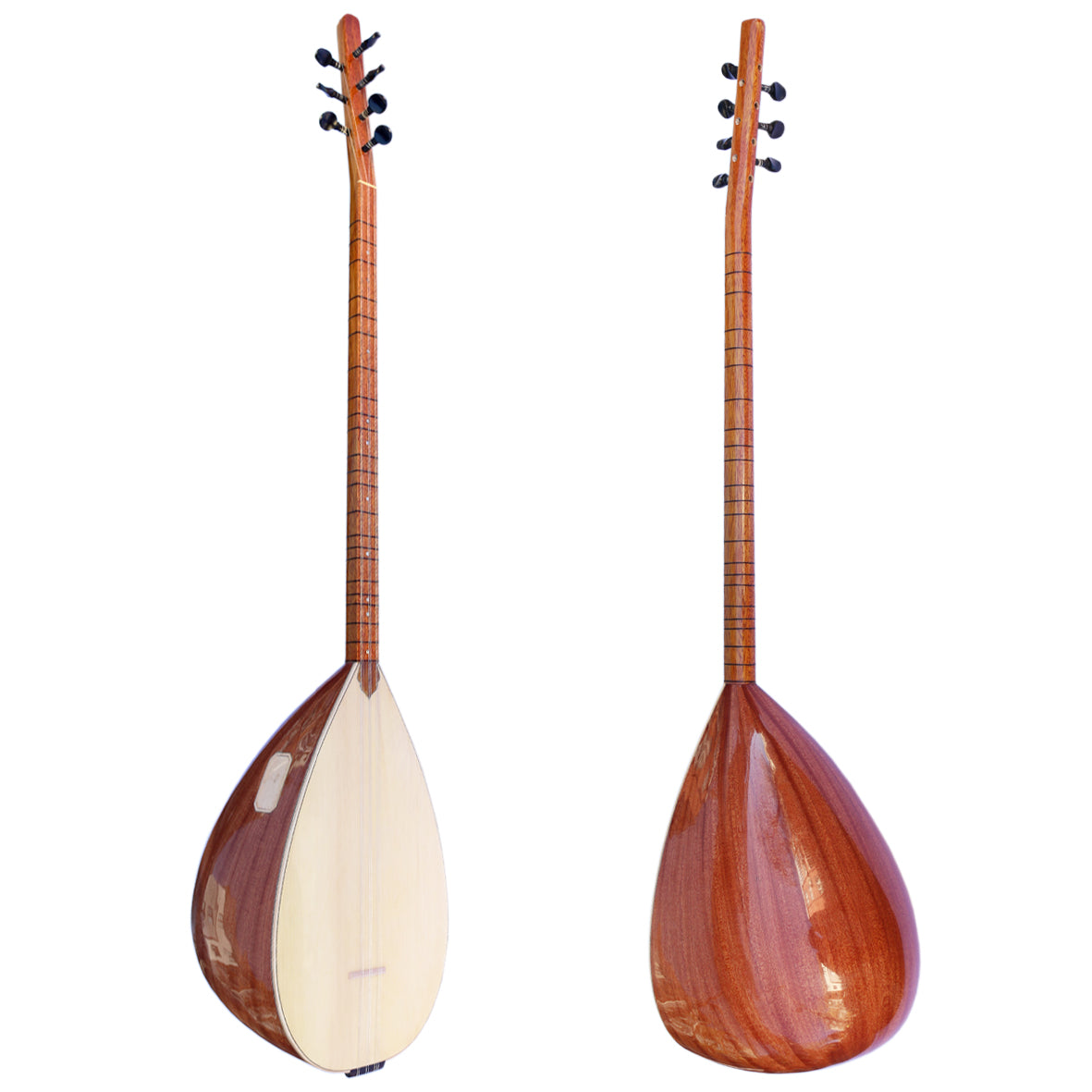 Baglama professionnel turc long manche acajou MSL-101-2 par Sala