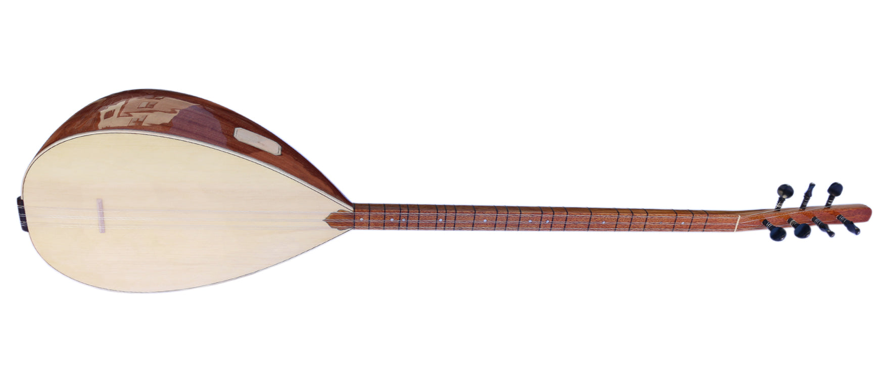 Baglama long manche en acajou OSL-201 par Sala
