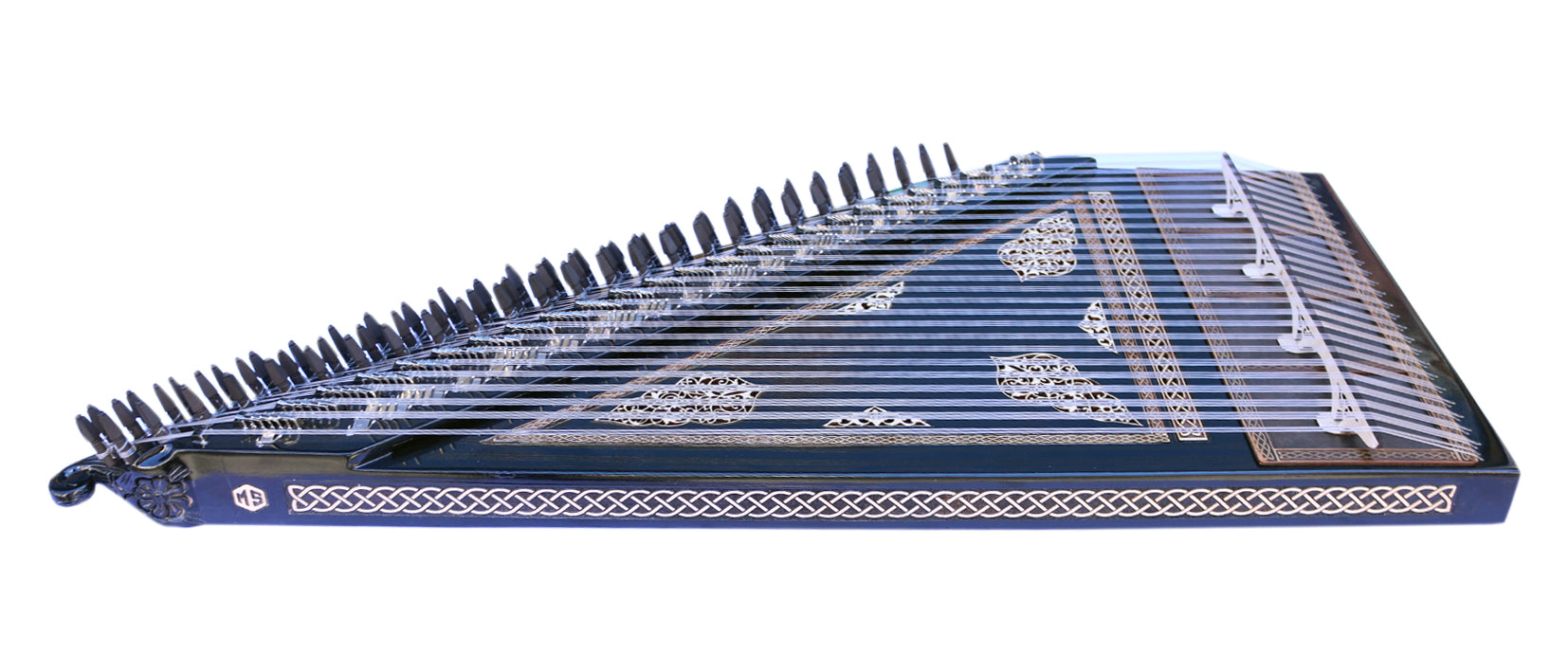Mustafa Saglam kanun turc MK-404 caisse en noyer artisanale 26 chœurs