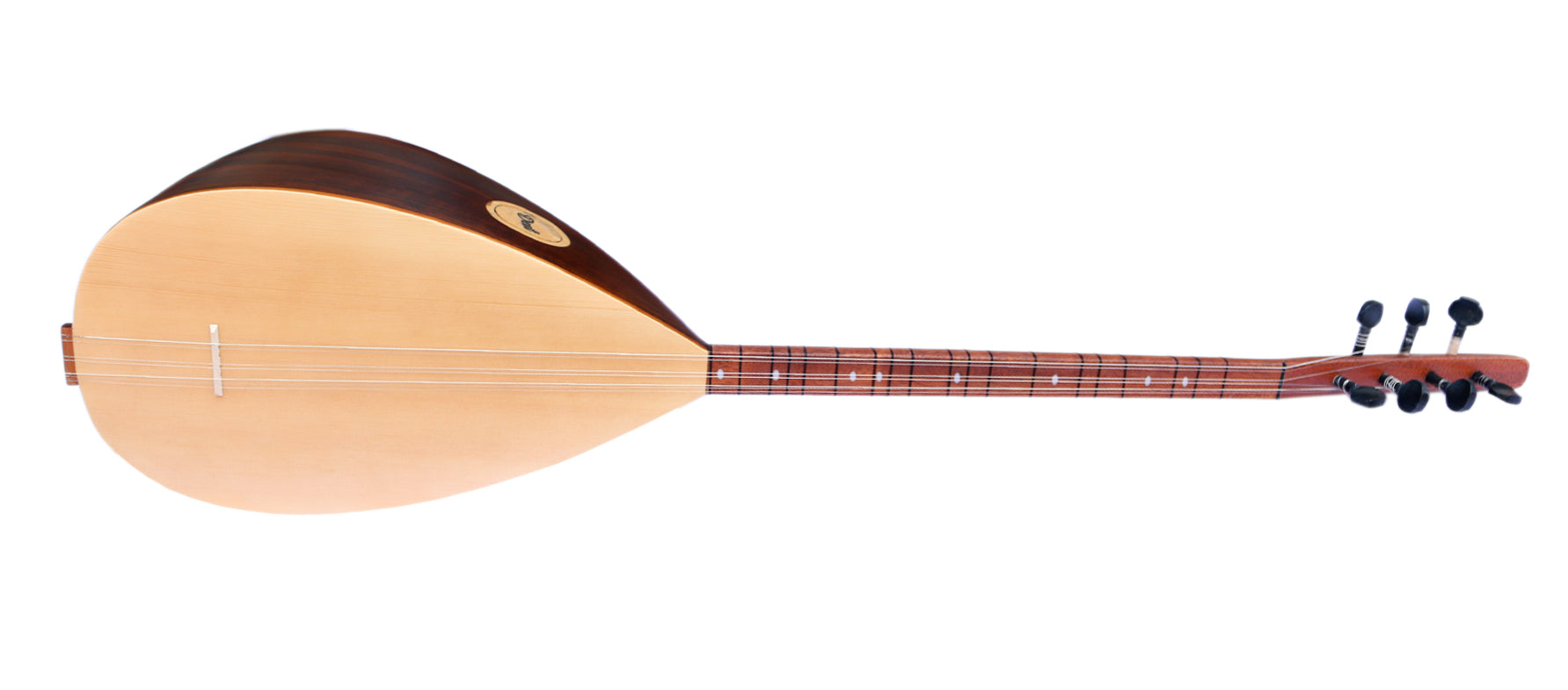 Baglama manche court en acajou ASK-201 par Dest