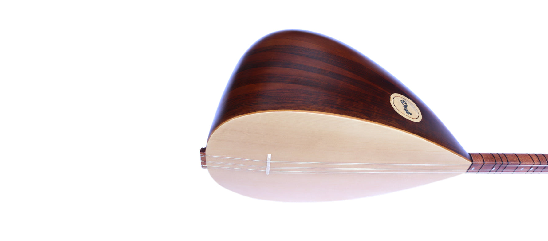 Baglama saz manche court en acajou ASK-201 par Dest