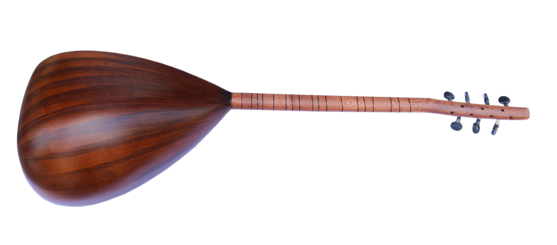 Baglama manche court acajou ASK-201 fait main par Dest