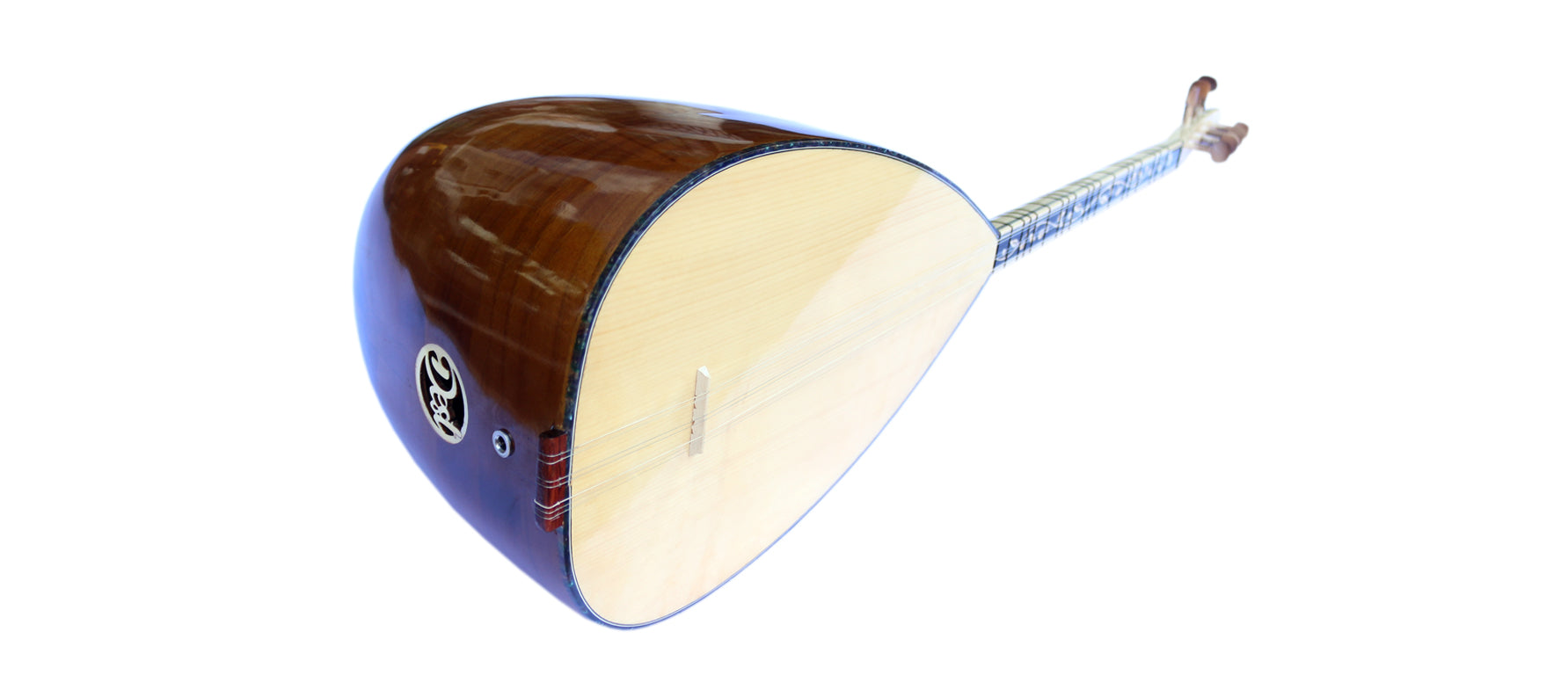 Baglama manche court mûrier ASK-306 fait main par Dest
