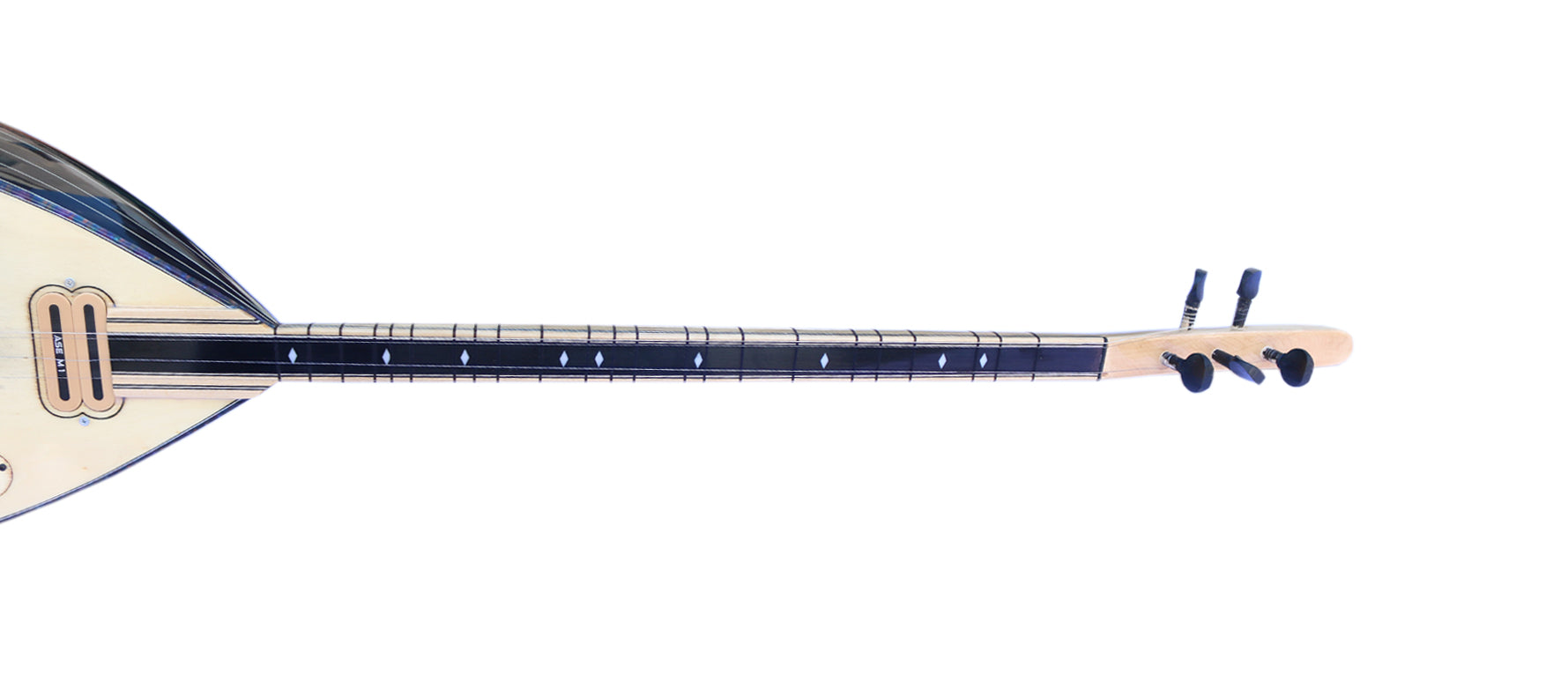 Dest saz électrique à long manche ASEL-104 avec préamplificateur intégré