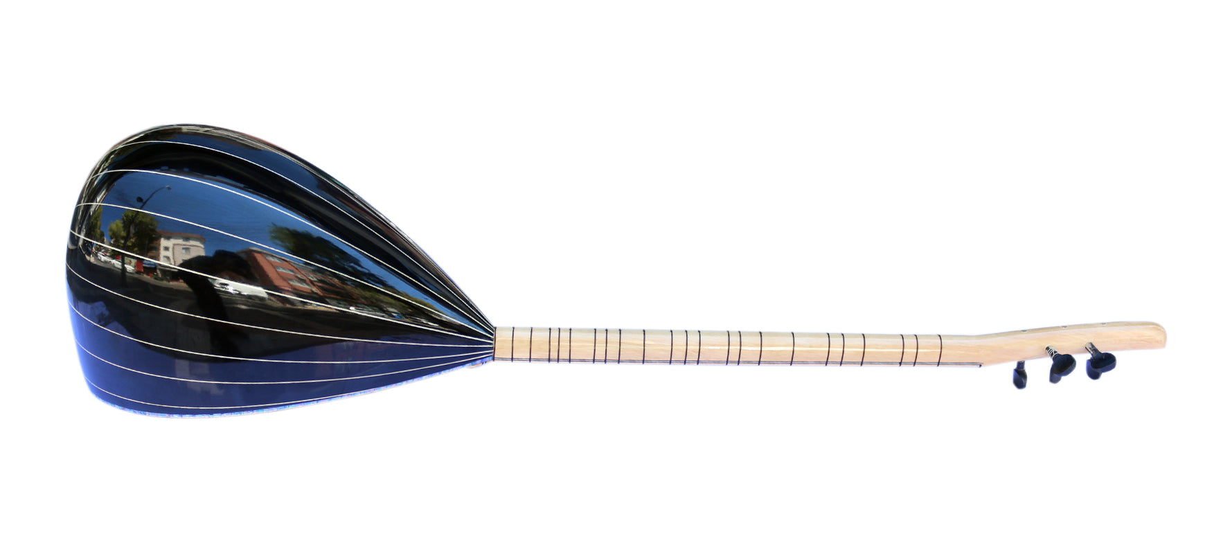 Baglama saz électrique en wengé ASEL-104 par Dest