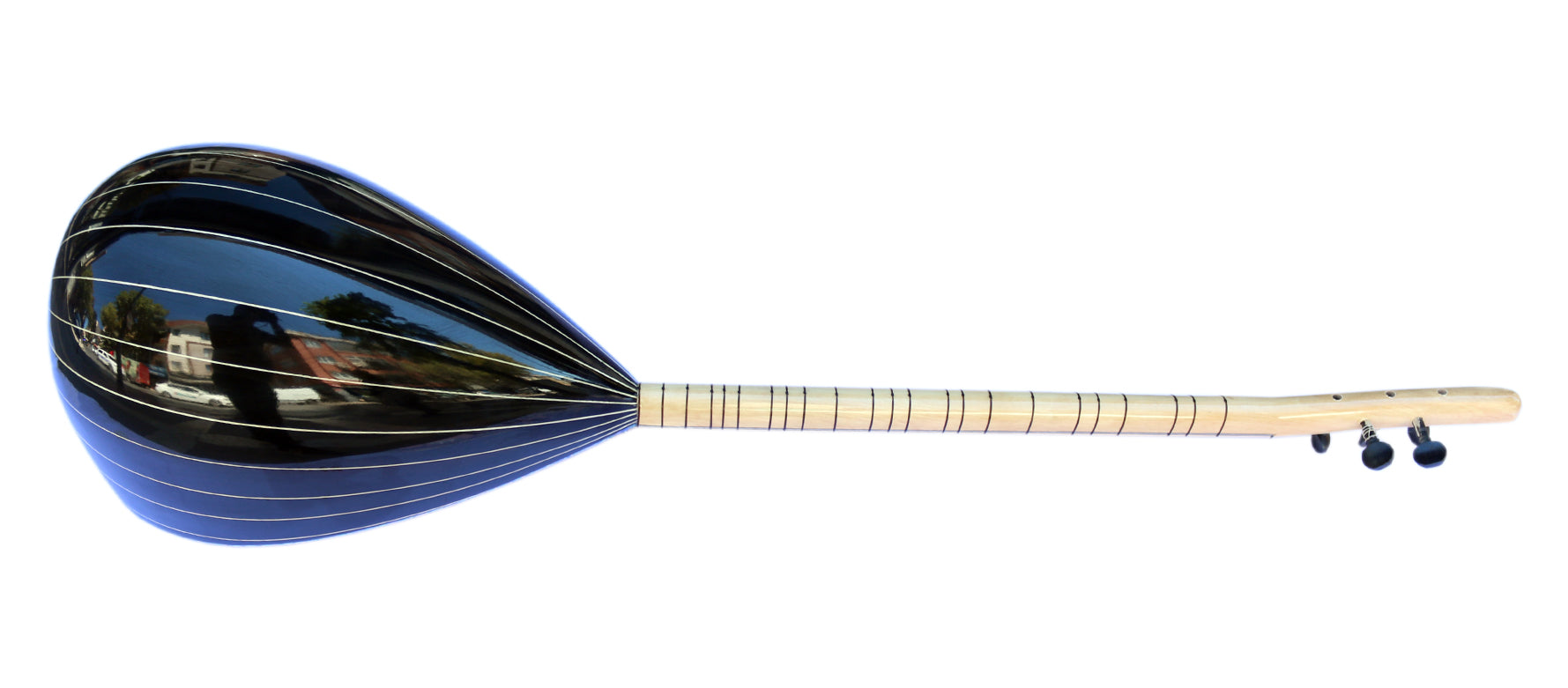 Dest saz électrique à long manche ASEL-104 avec préamplificateur intégré