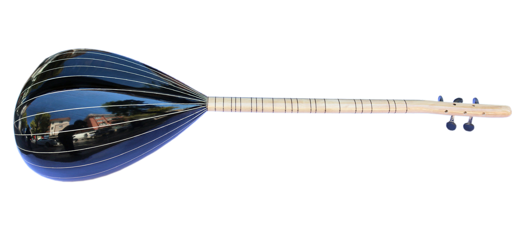 Dest saz électrique à long manche ASEL-104 avec préamplificateur intégré