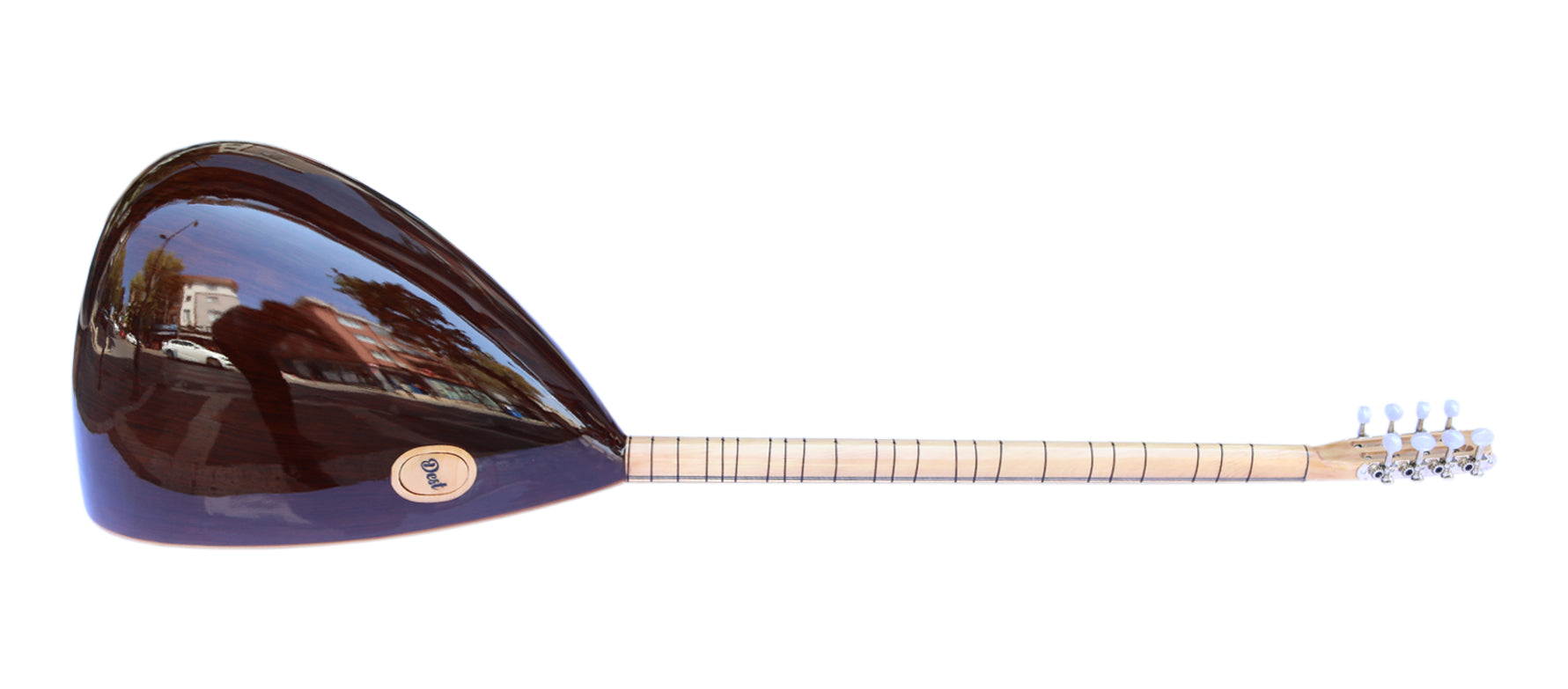 Baglama saz long manche noyer ASL-302G par Dest