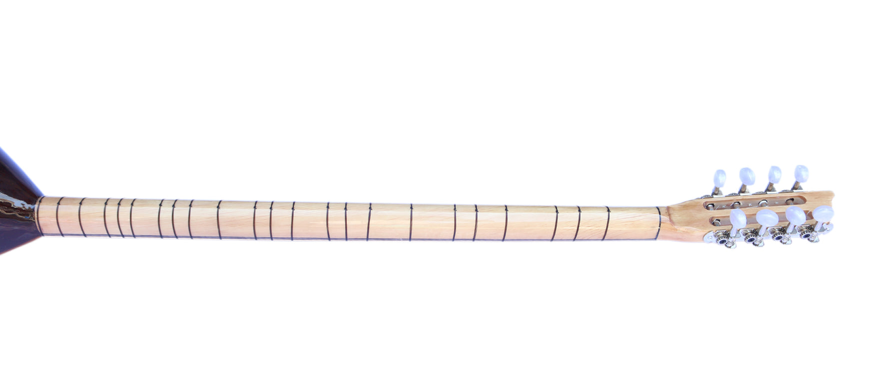Baglama long manche noyer ASL-302G fait main par Dest