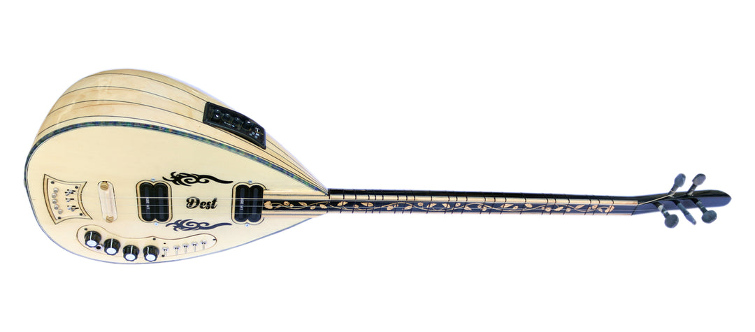 Long neck electric baglama saz RT1 with onboard rhythms by Dest
