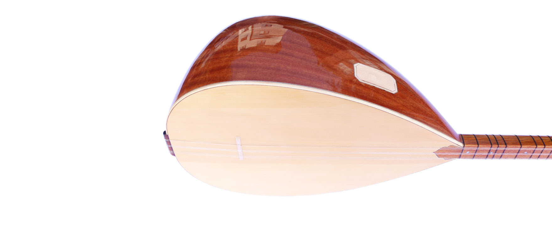 Baglama saz manche court acajou MSS-101 par Sala