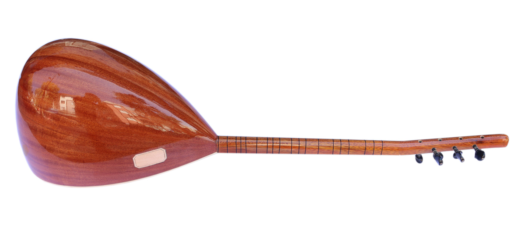 Baglama saz manche court acajou MSS-101 par Sala