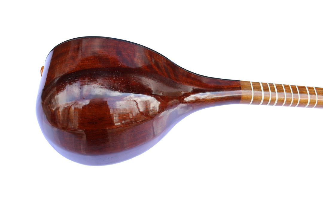 Nava Persian setar mulberry-bodied plucked instrument with case