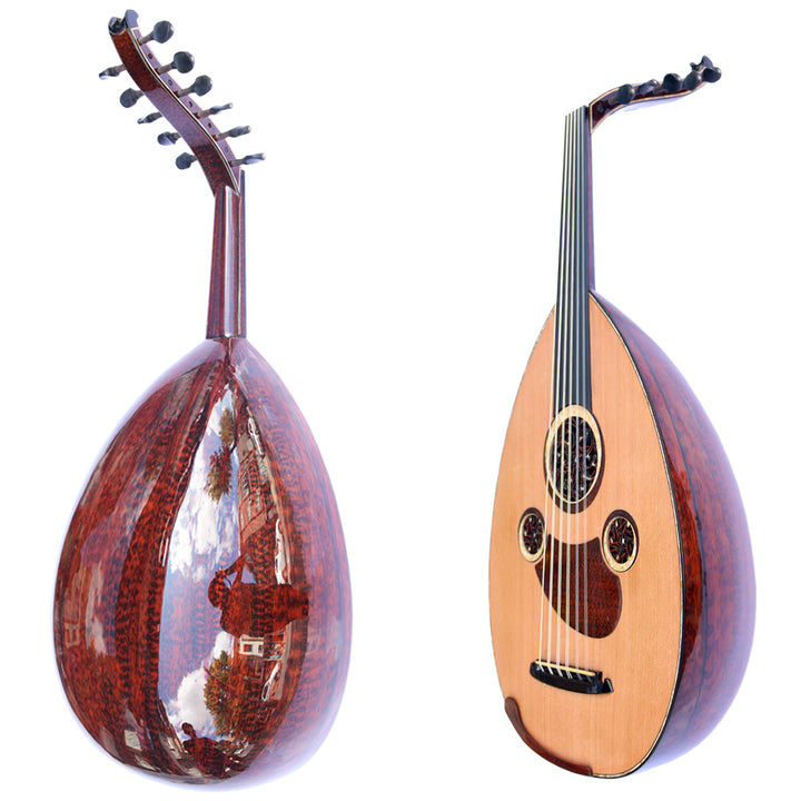 Mistrzowski arabski oud Miras z drewna snakewood