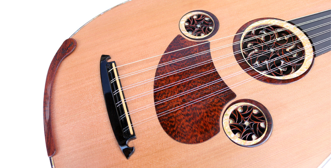 Mistrzowski arabski oud Miras z drewna snakewood