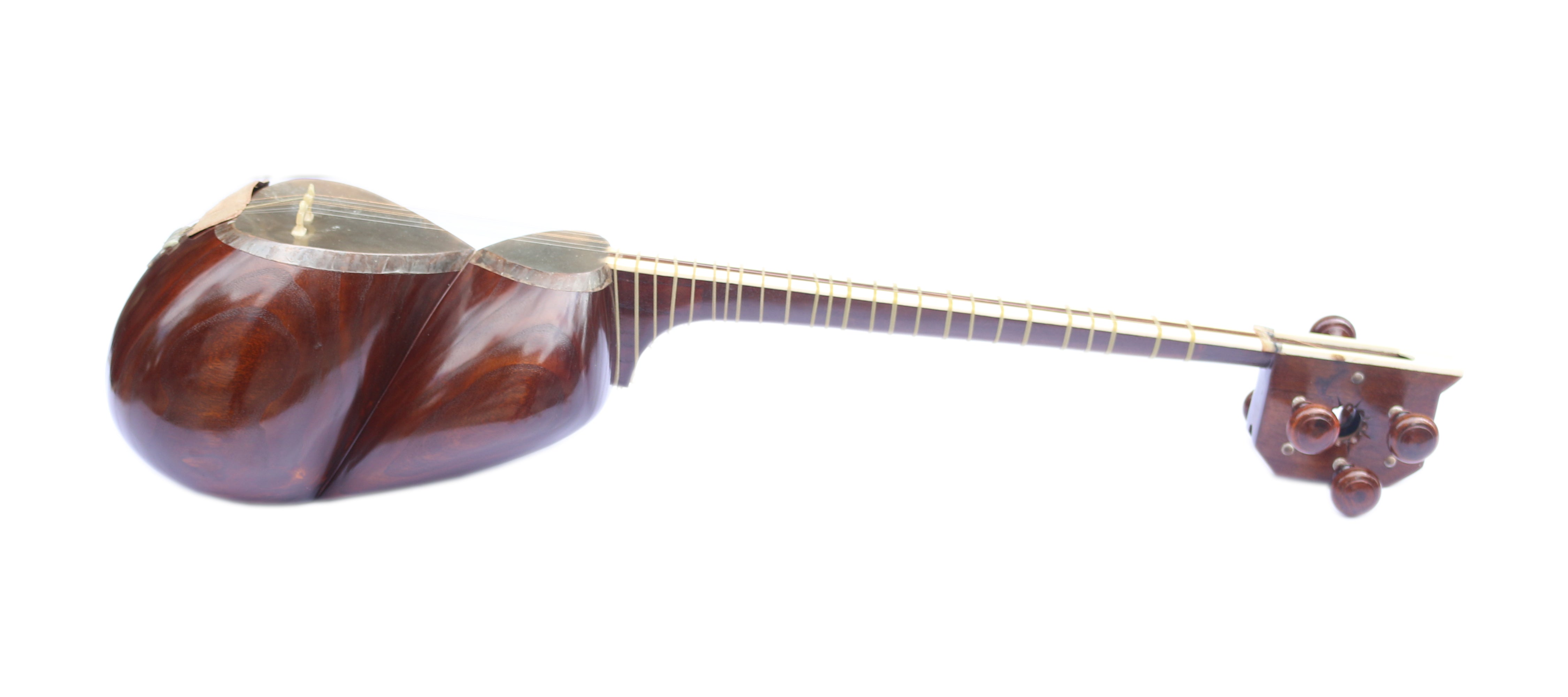 Delnavaz tar en mûrier sculpté DPT-306 instrument à cordes pincées double caisse persan