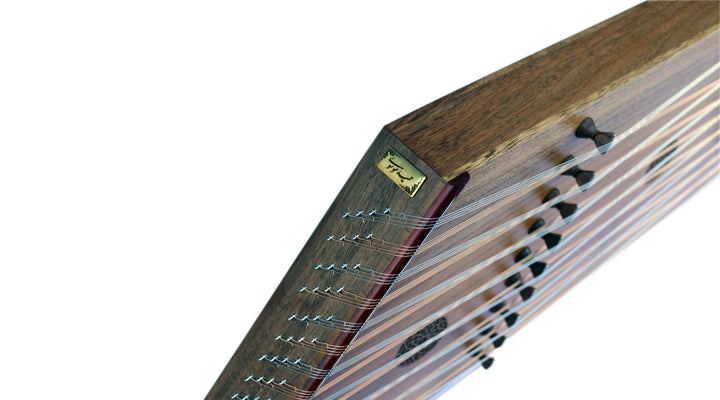 Hamid Mousavi santoor MAS-6 with walnut body and mezrabs