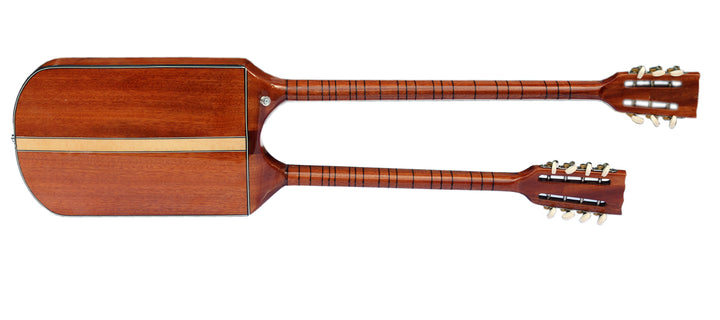 Sala flat double neck baglama electric saz DBL-504