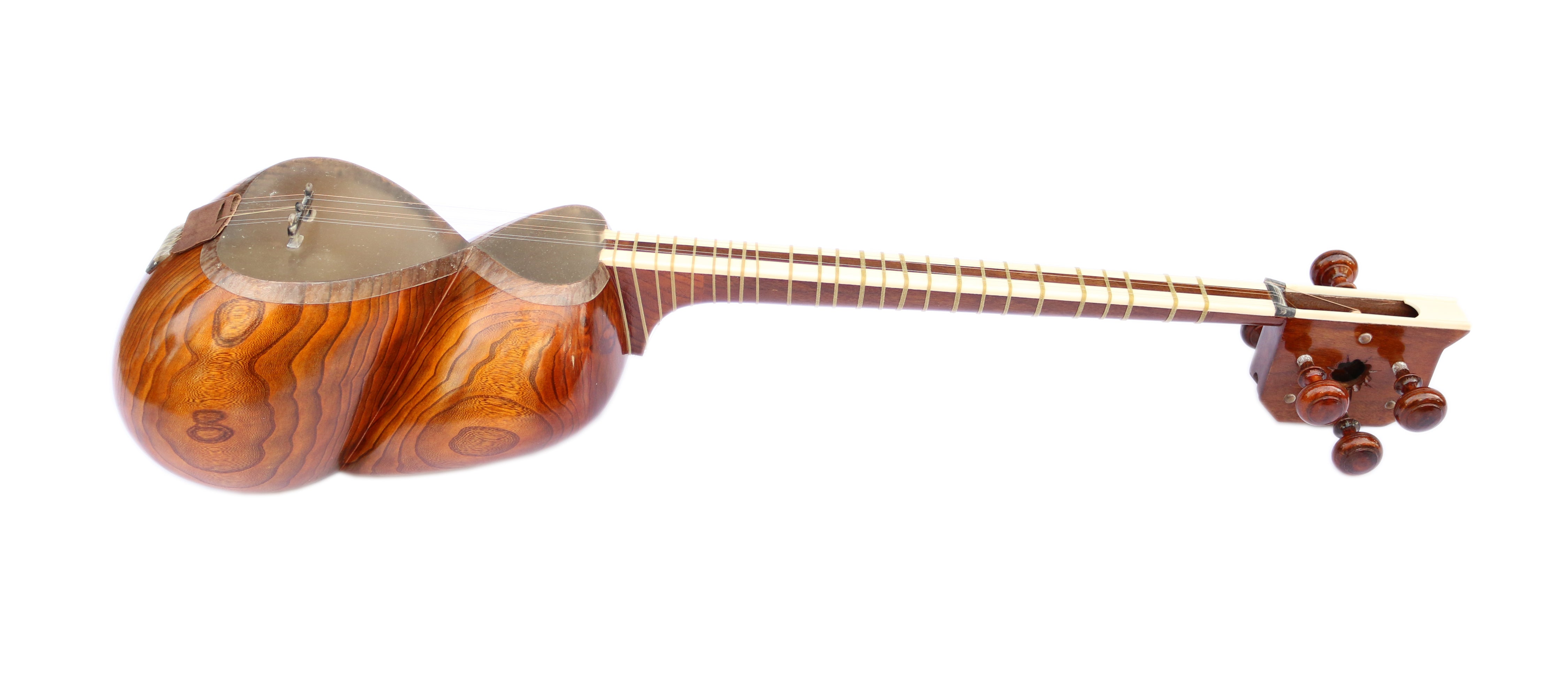 Delnavaz tar en mûrier sculpté DPT-305 instrument à cordes pincées double caisse persan