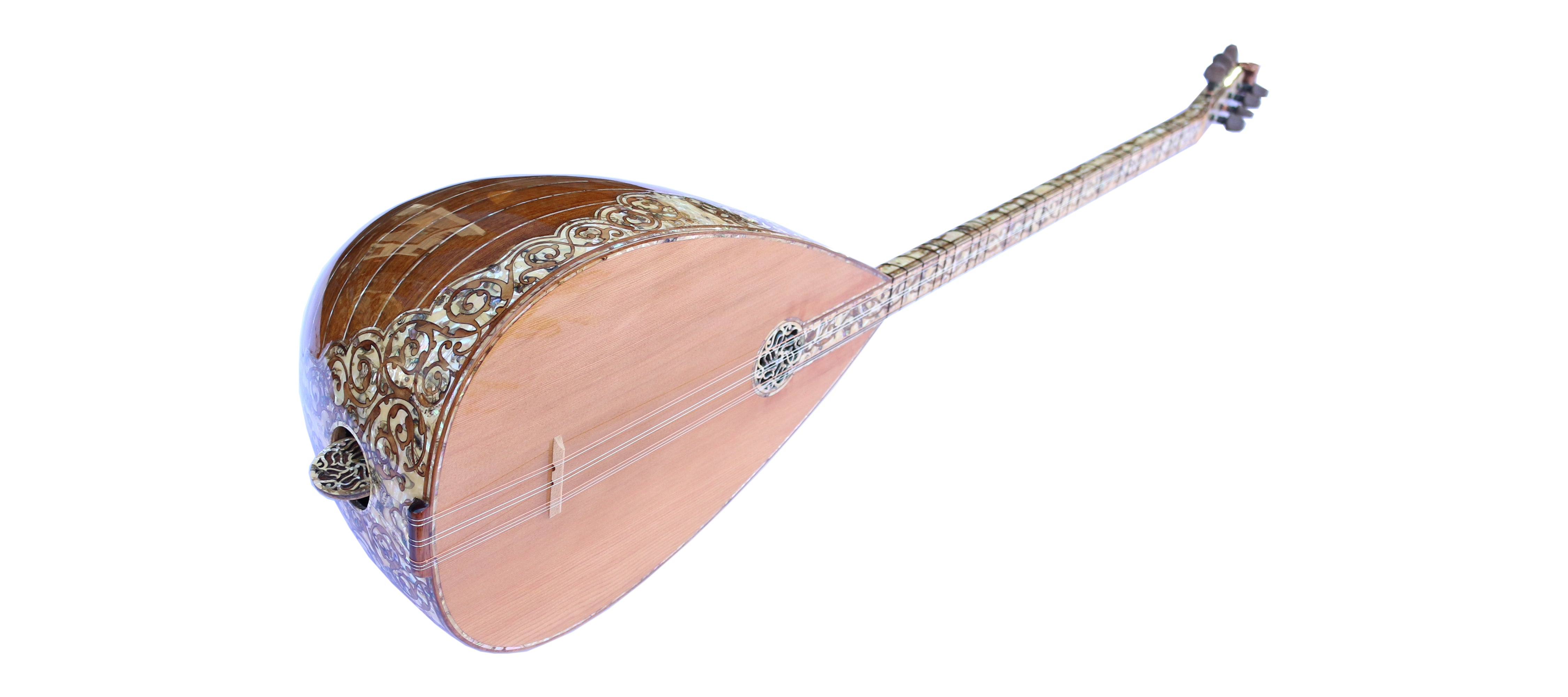 Baglama à long manche incrustations de nacre PEARL-1 par Sala