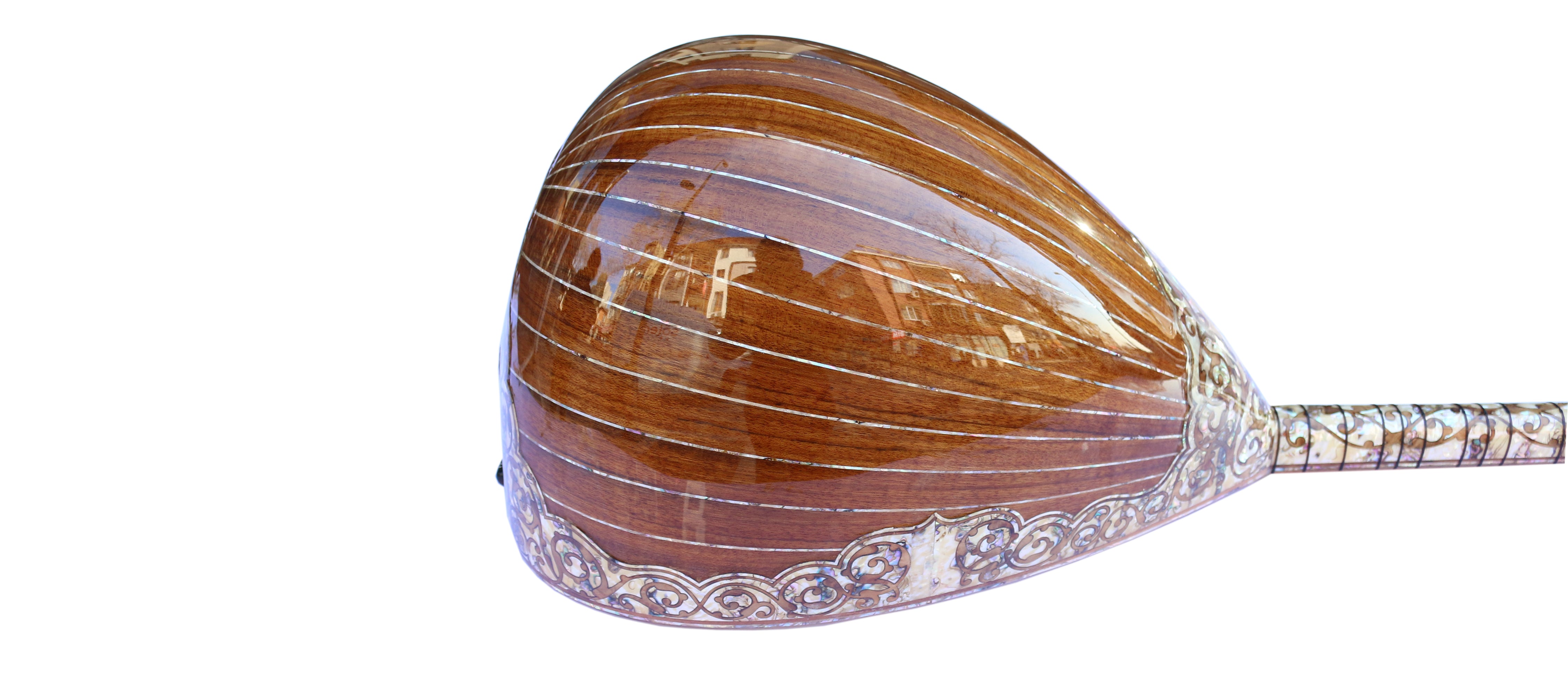Baglama à long manche nacre fait main PEARL-1 par Sala