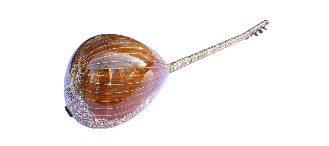 Pearl-inlaid long neck baglama PEARL-1 by Sala