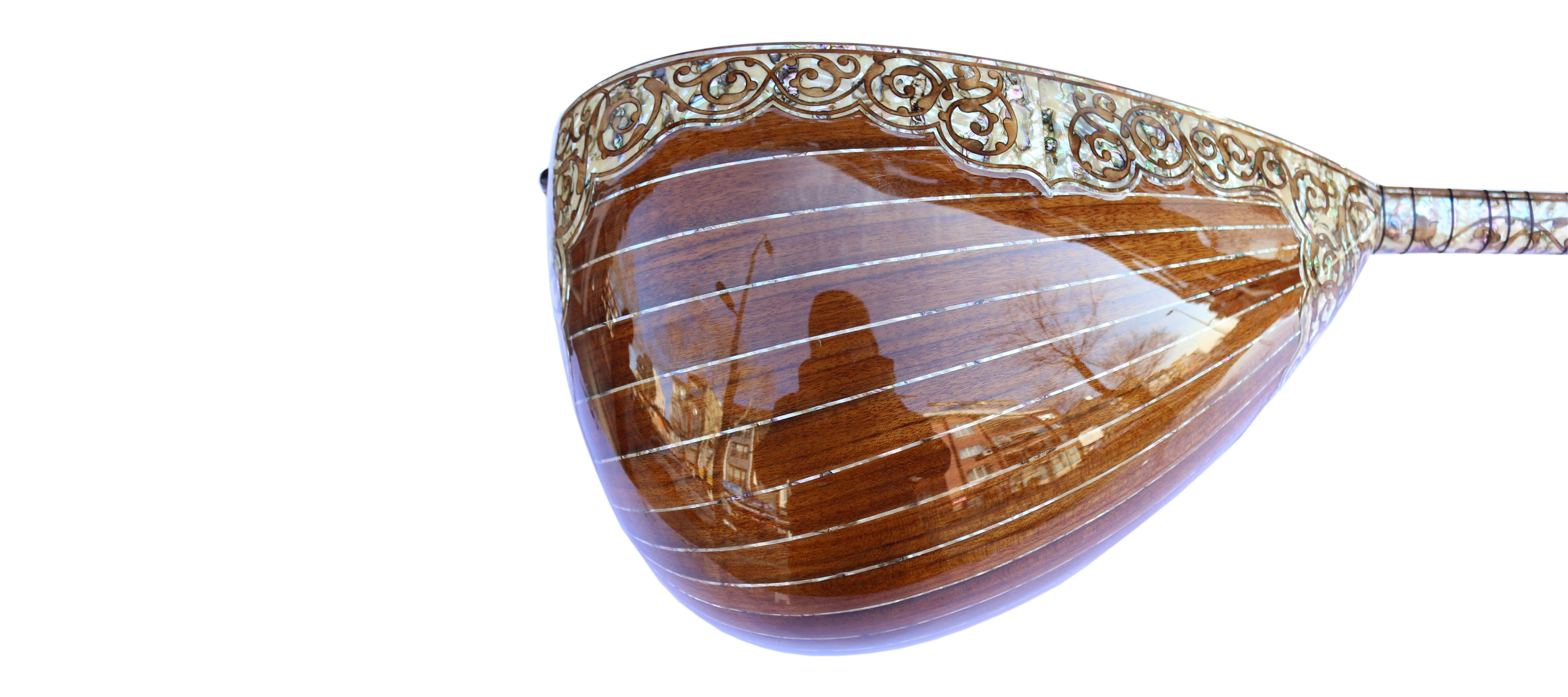Baglama à long manche nacre fait main PEARL-1 par Sala