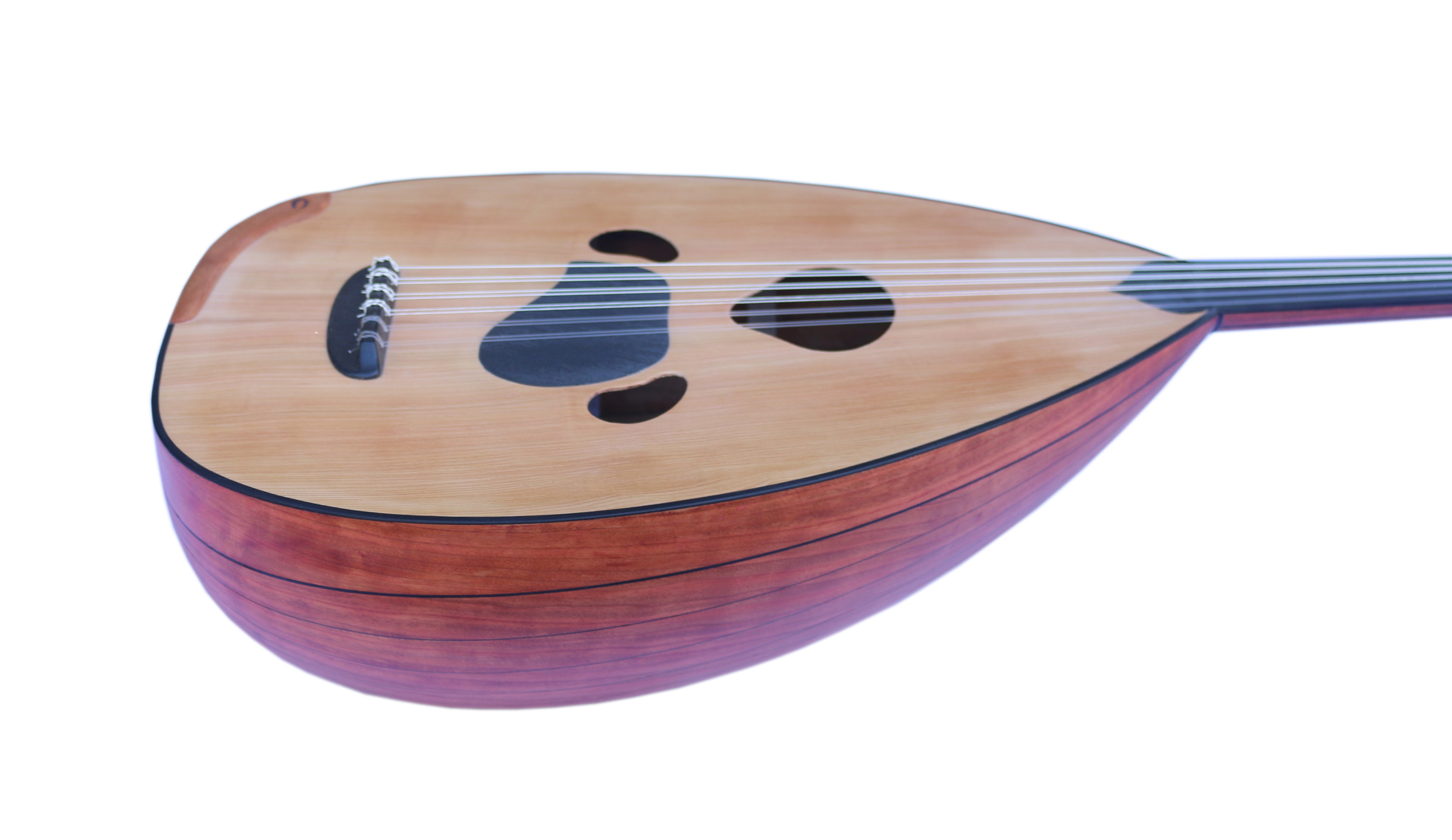 Oud arabe MOUD-6 en oléander et cèdre avec protection en noyer