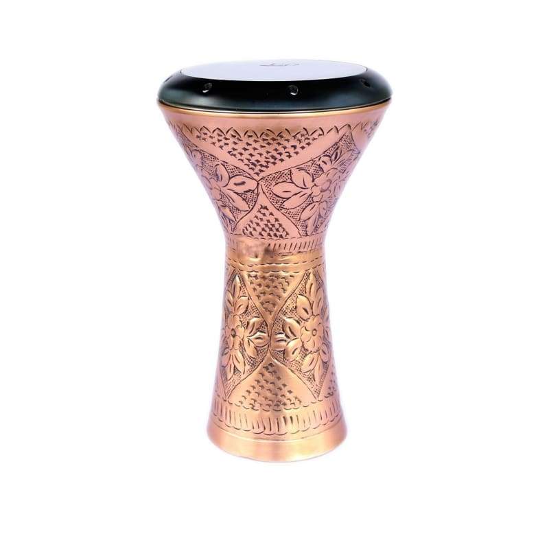 Darbouka égyptienne solo en cuivre DED-422P par Dest Percussion avec coque gravée main