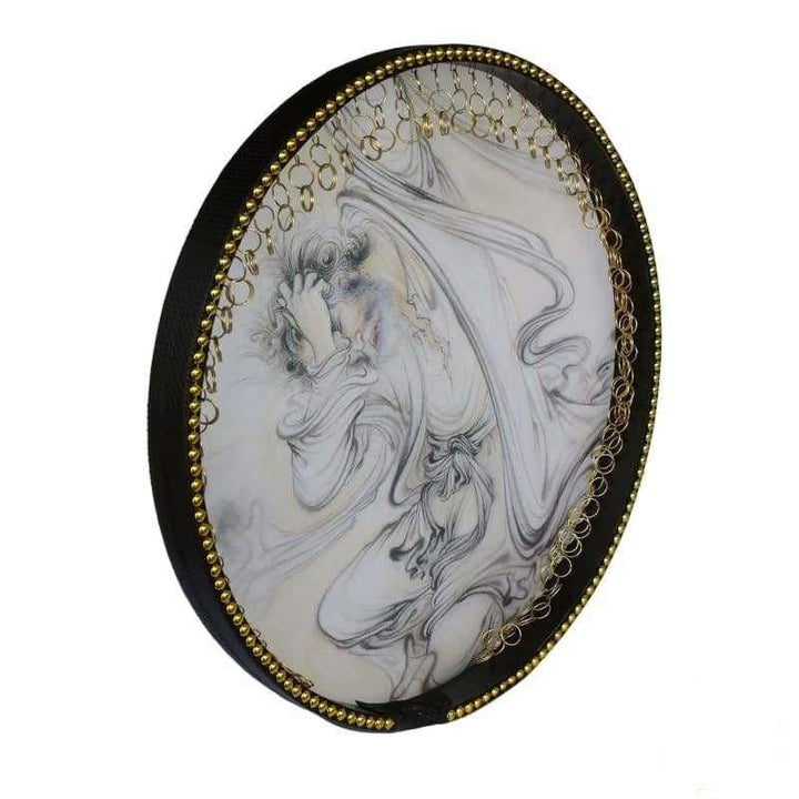 Dest painting daf NDR-301 with decorative artwork Persian frame drum