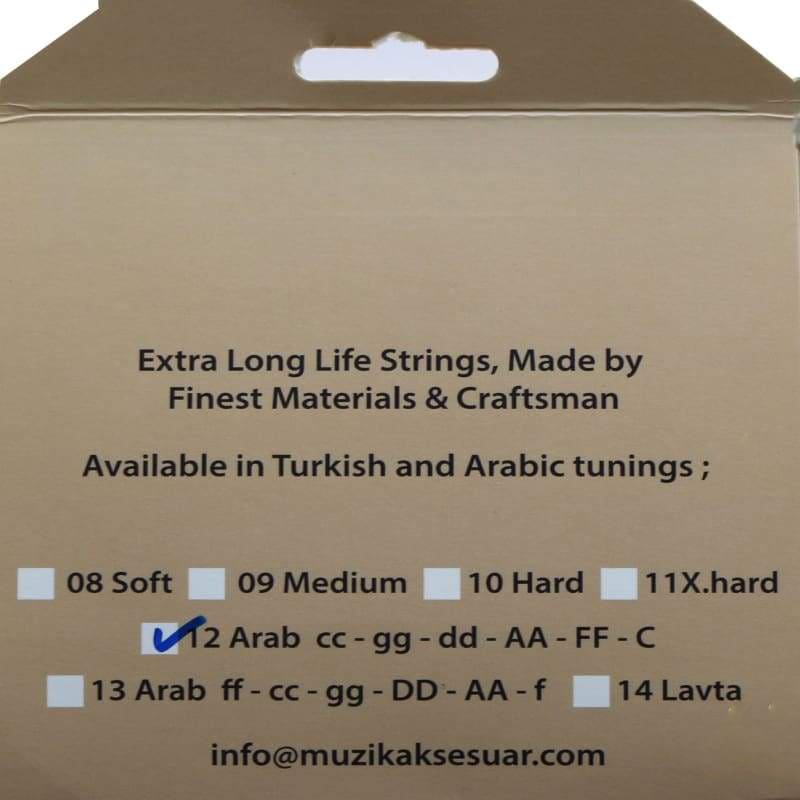 Jeu complet de cordes oud arabe premium Aurora AOO-112