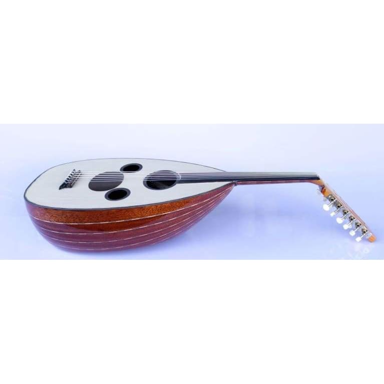 Oud arabe électrique professionnel AAOK-301G avec caisse acajou et table épicéa