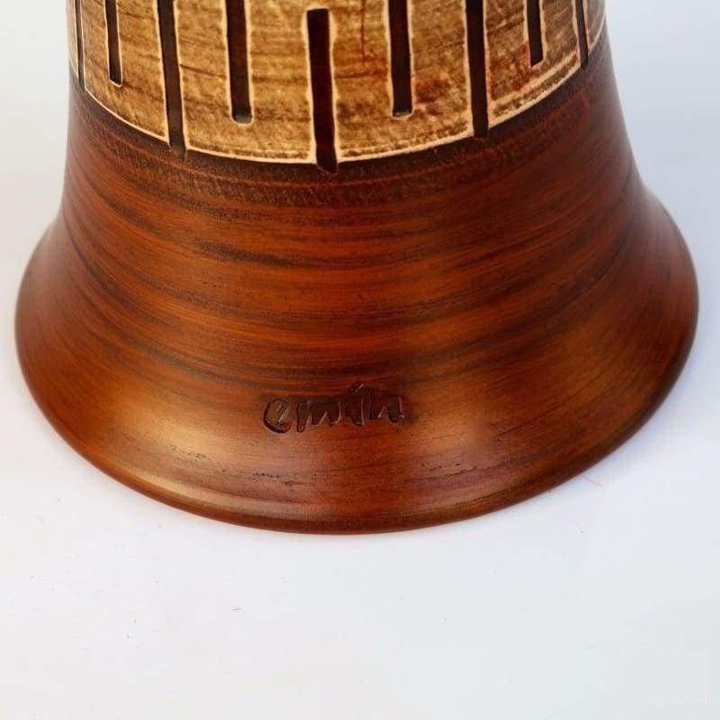 Darbouka argile solo EP-104-A Emin Percussion fait main en Turquie
