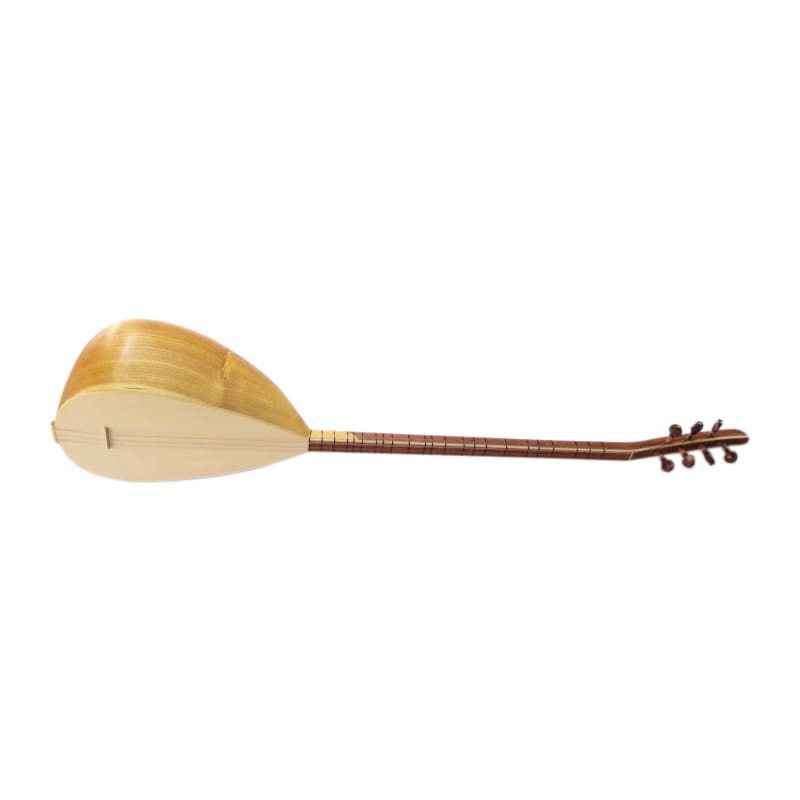 Baglama à long manche OSL-407 en mûrier sculpté professionnelle par Sala