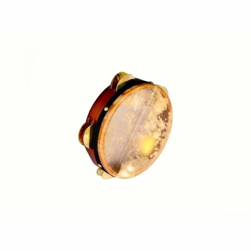 Dest riq TRN-302 peau naturelle tambour à cadre avec cymbalettes arabe