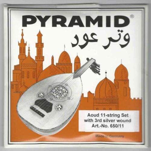Cordes professionnelles pour oud accordage arabe syrien Pyramid PSO-650 set complet