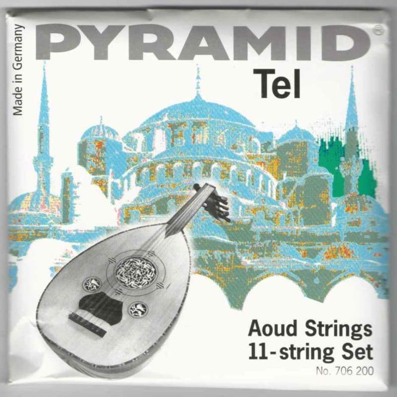Cordes professionnelles pour oud accordage turc Pyramid PSO-706 set complet