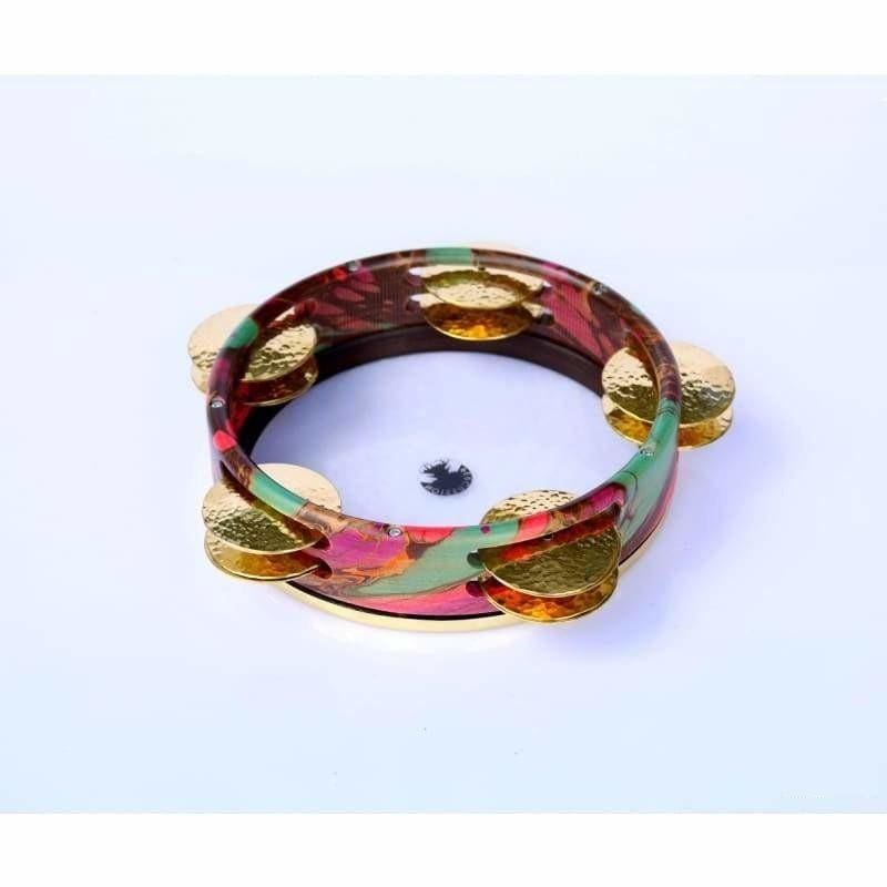 Emin Percussion riq arabe EP-116-A2 tambour à cadre avec cymbalettes artisanal