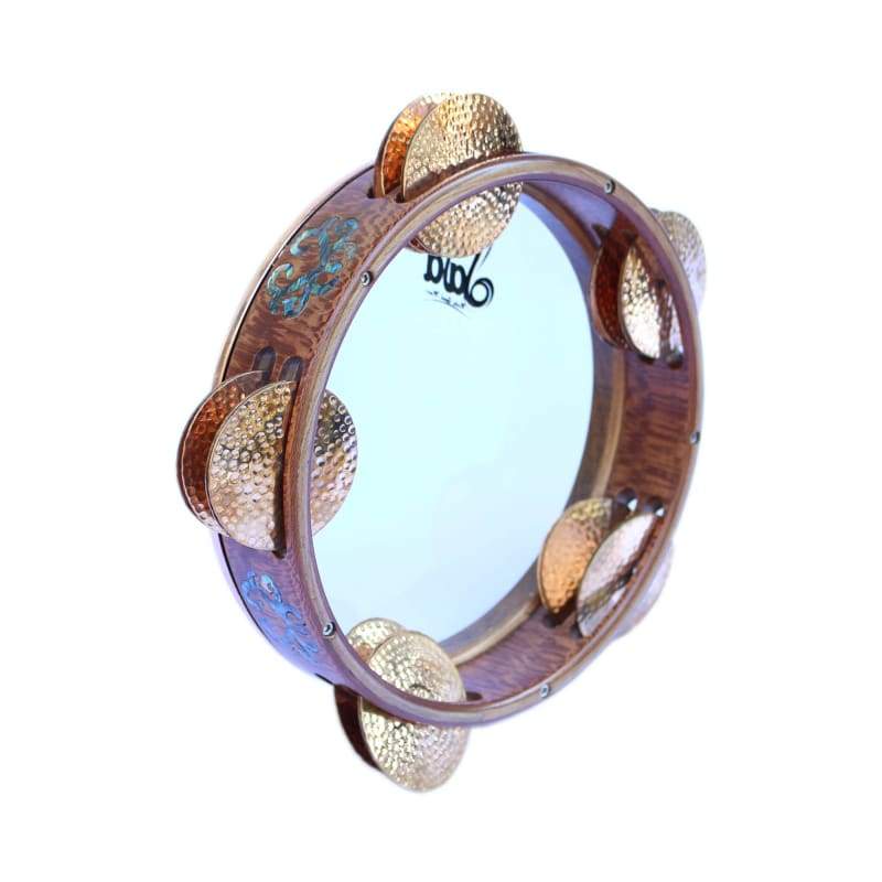 Sala riq arabe SR-401 tambour à cadre avec cymbalettes fait main