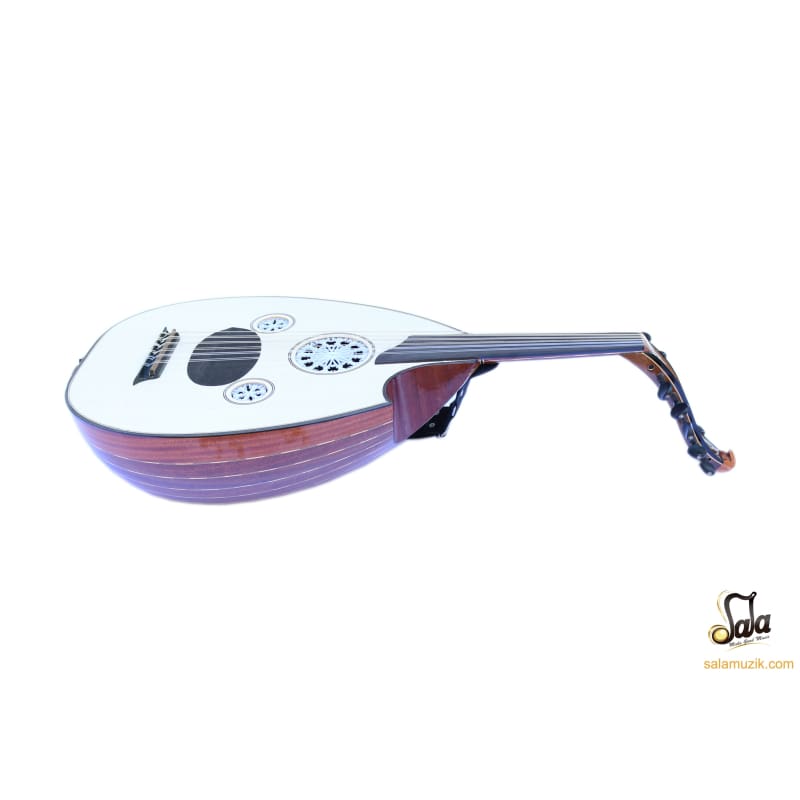 Oud électrique AOH-5 en acajou et épicéa avec chevalet en ébène par Sala Muzik